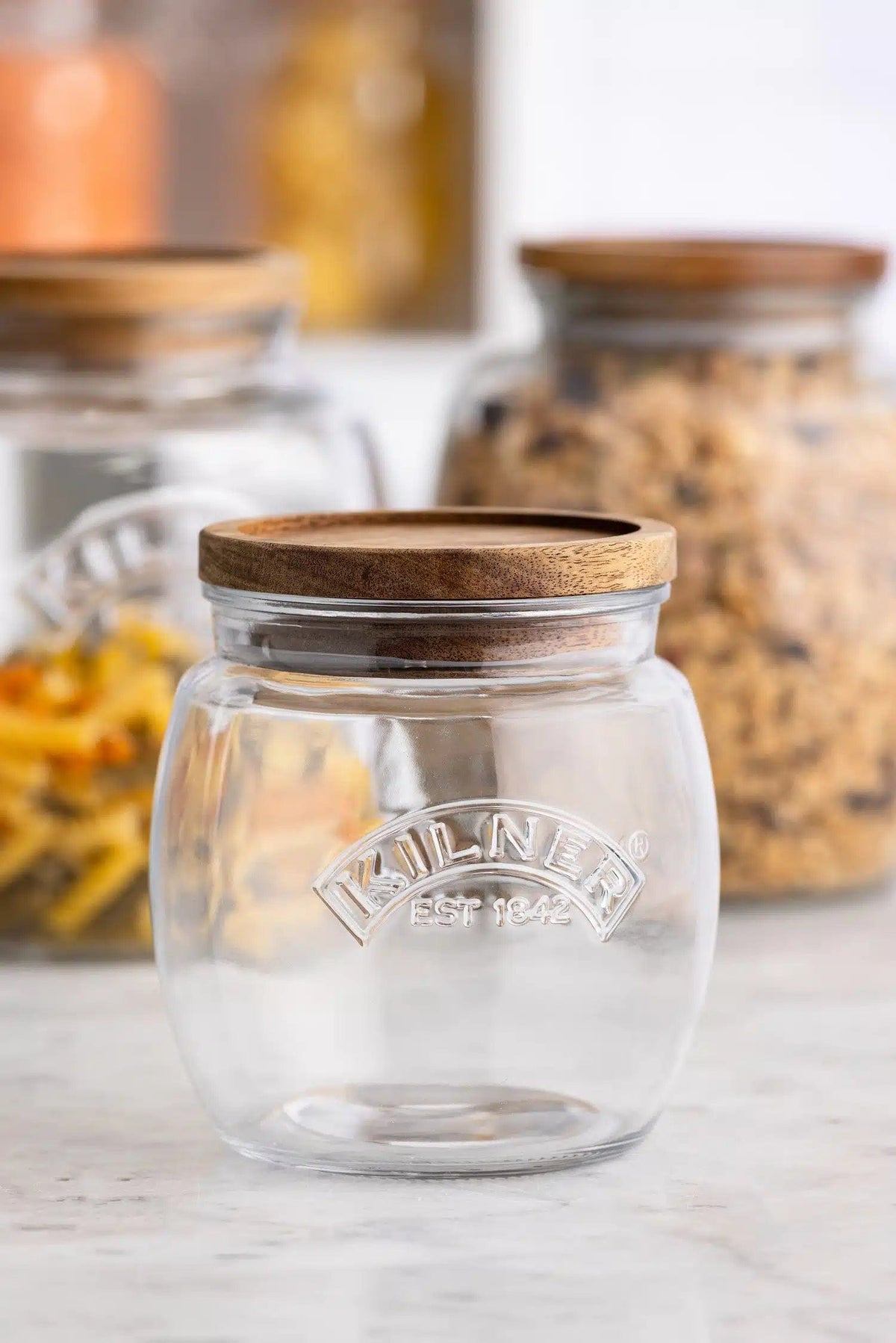 Kilner Universal Jar Kilner Universal Jar Acacia Lid 850ml KL0025086