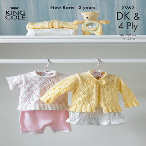 KING COLE Habby King Cole Double Knit & 4Ply Pattern 2962 (7300918706265)