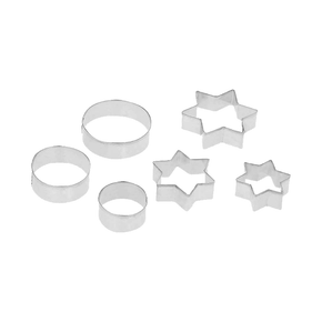 Kitchen Inspire BAKING Kitchen Inspire Cookie Cutters Star 6PK 501216 (7403746852953)