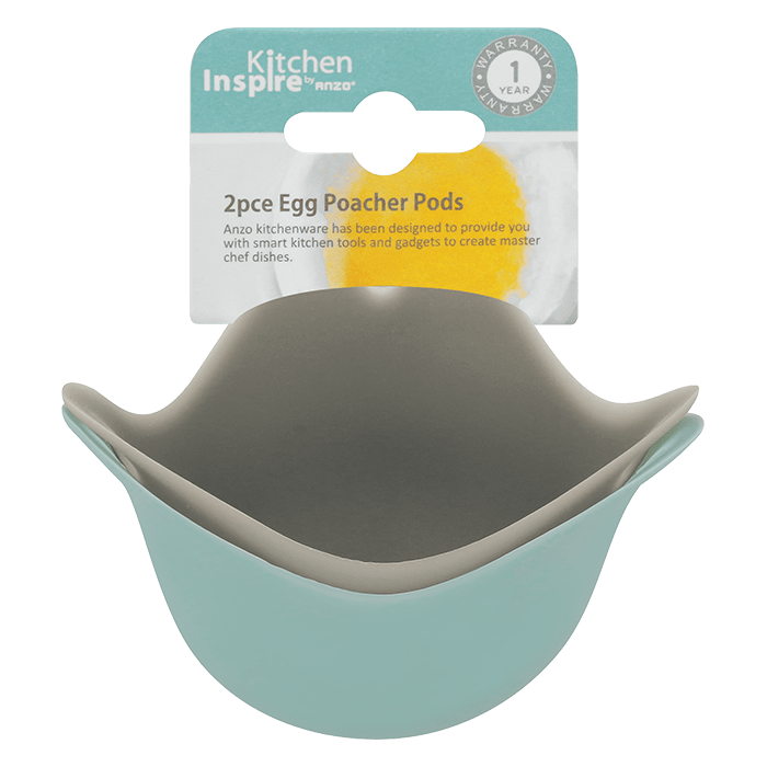 Kitchen Inspire CUTLERY Kitchen Inspire 2pce Egg Poacher Pods 501132 (7334137233497)