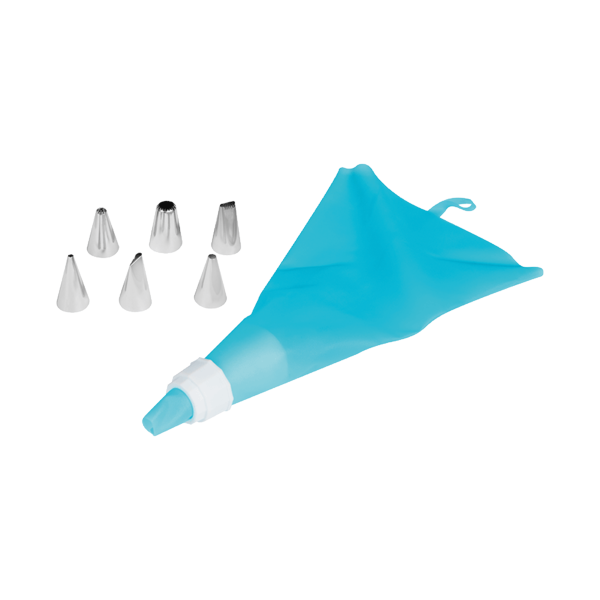 Kitchen Inspire CUTLERY Kitchen Inspire Piping Bag & Nozzles 501233 (7444703936601)