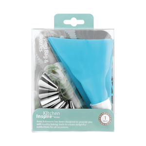 Kitchen Inspire CUTLERY Kitchen Inspire Piping Bag & Nozzles 501233 (7444703936601)