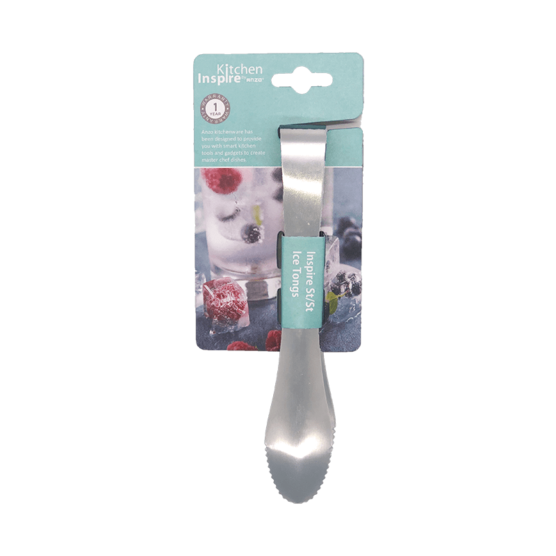 Kitchen Inspire CUTLERY Kitchen Inspire Stainless Steel Ice Tongs 501172 (7335461879897)