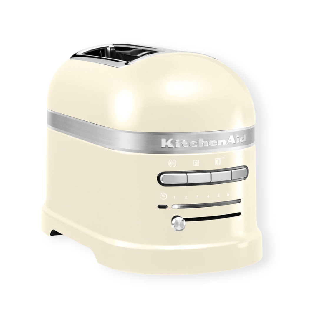 KitchenAid Food Processor KitchenAid Artisan 1250W 2 Slice Automatic Toaster Almond Cream 5KMT2204EAC