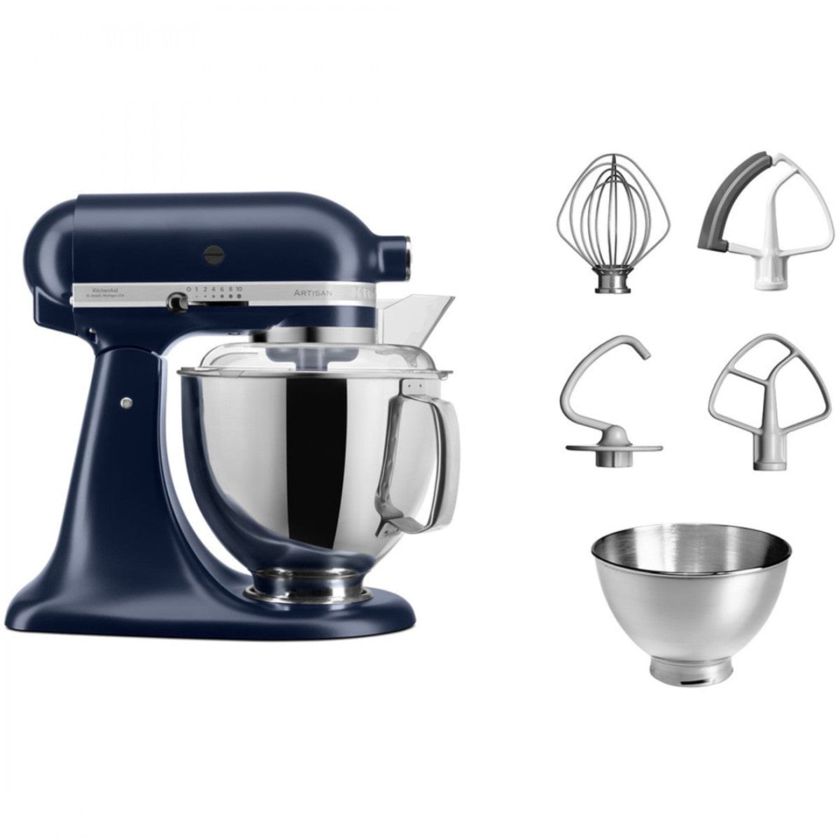 KitchenAid Food Processor KitchenAid Artisan 4.8L Stand Mixer Ink Blue 5KSM175PSEIB