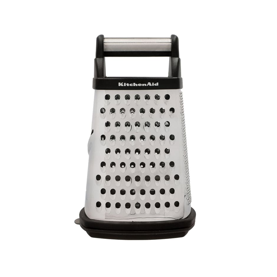 KitchenAid Grater KitchenAid Universal Box Grater With Measuring Cups Stainless Steel KQG3000SOBE
