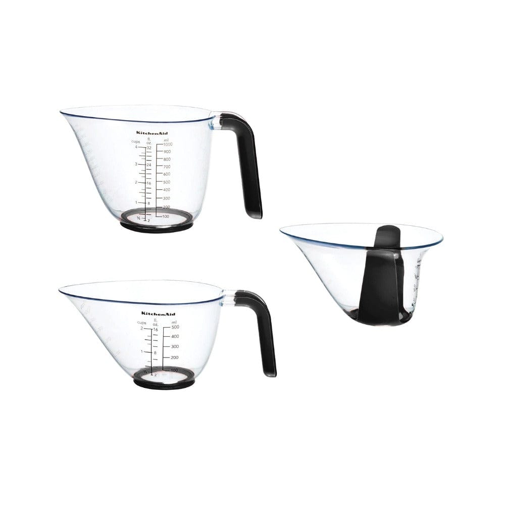 KitchenAid Measuring Jugs KitchenAid 3 Piece Measuring Jugs Transparent KN2980SOBI