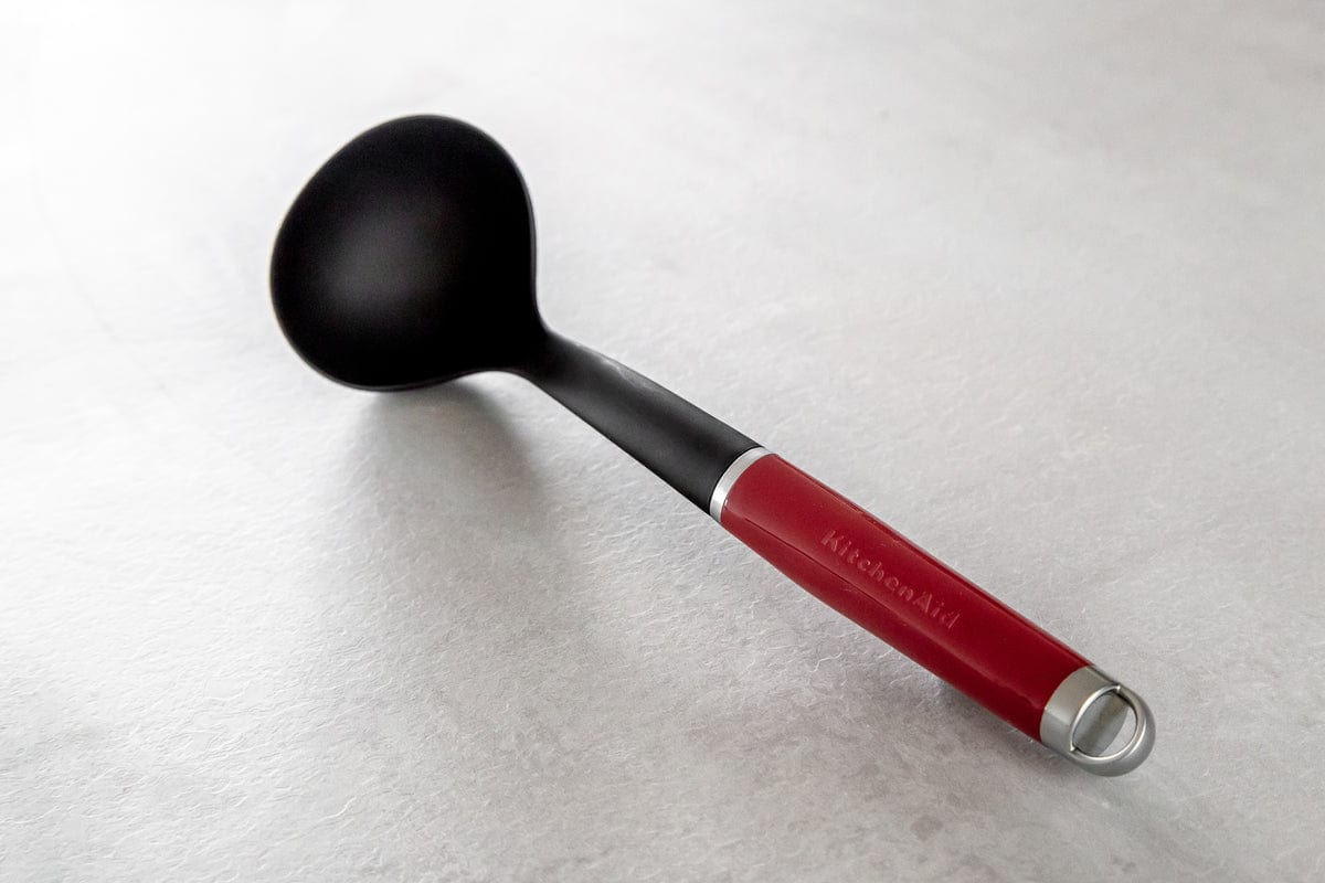 KitchenAid Pasta Spoon KitchenAid Coreline Ladle Empire Red KAG0060