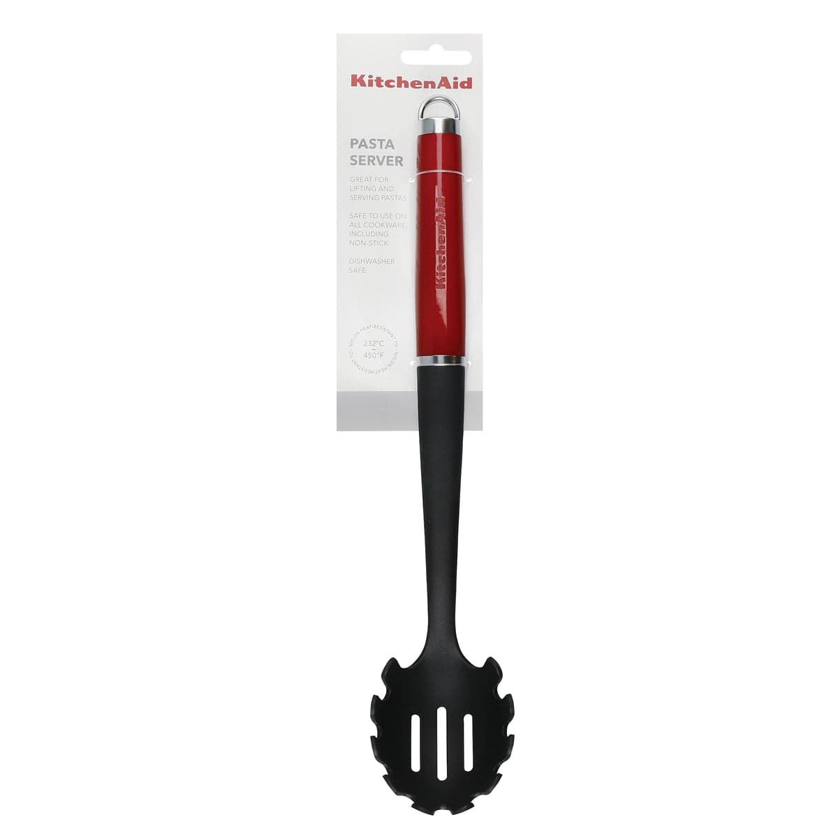 KitchenAid Pasta Spoon KitchenAid Coreline Pasta Server Empire Red KAG0050 (7764576534617)