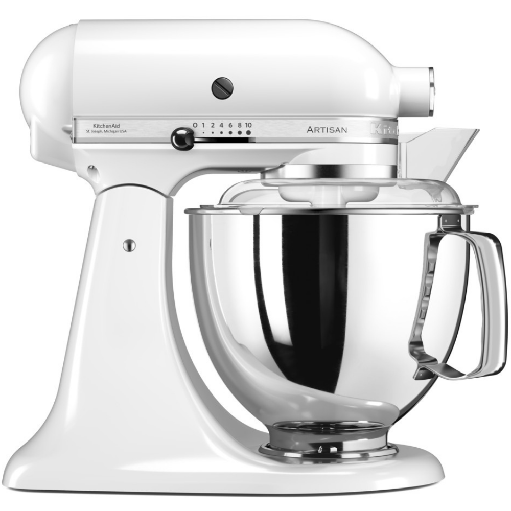 KitchenAid STAND MIXER KitchenAid Artisan 4.8L Stand Mixer White 5KSM175PSEWH (7702283518041)