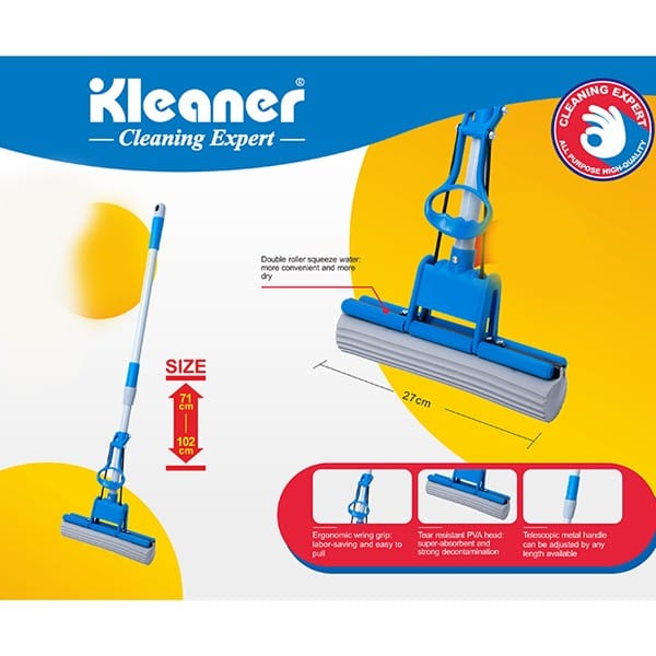 Kleaner broom Kleaner Foldable Magic Floor Cleaning Mop GSA004 (7497800974425)