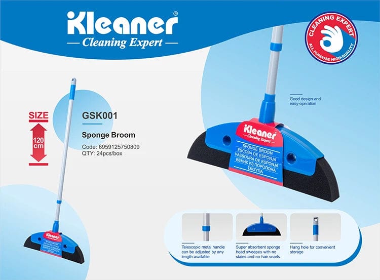 Kleaner broom Kleaner Sponge Broom 117cm GSK001 (7497793110105)
