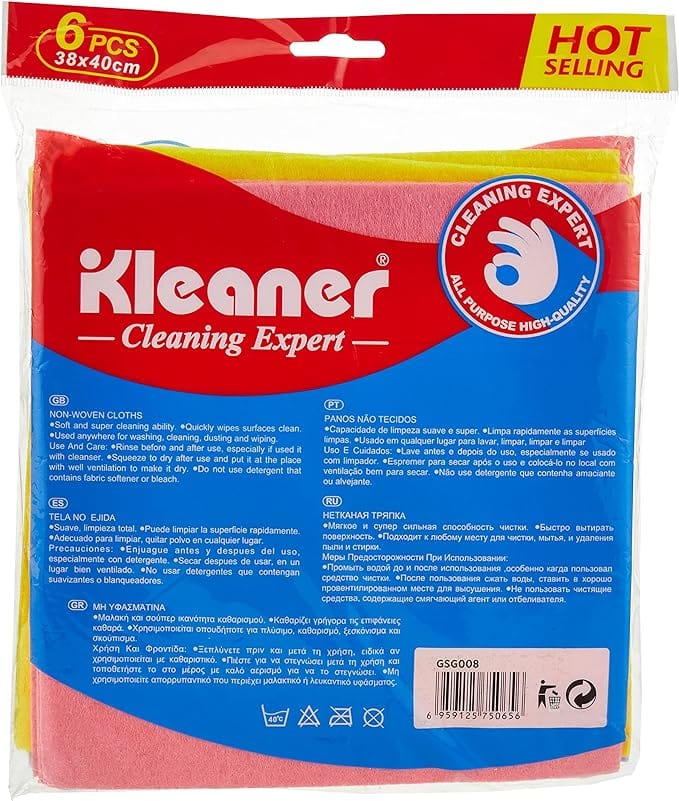Kleaner Brush Kleaner Non Woven Cleaning Cloths 38X40 GSG007 (7497877422169)