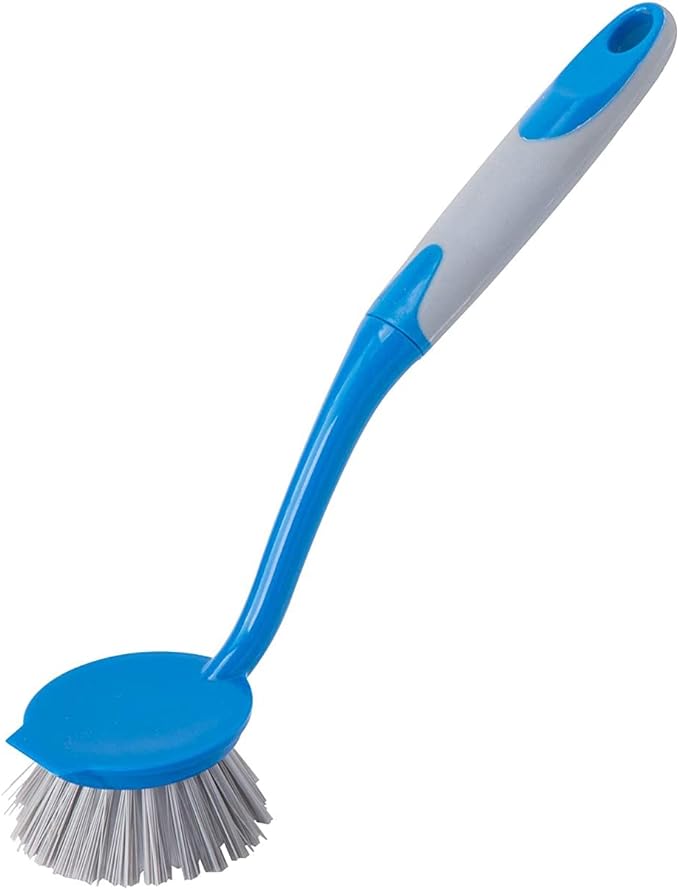 Kleaner Brush Kleaner Scrubbing Brush 26cm Length Rubber Handle Grip GSD015 (7497844752473)