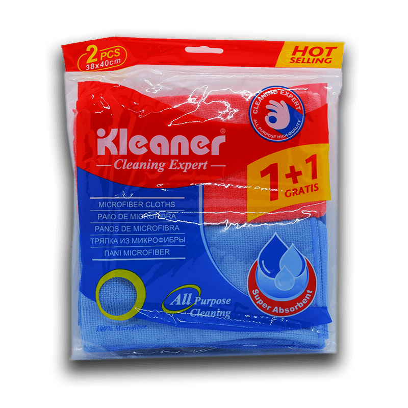 Kleaner Brush Kleaner Universal Cleaning Microfiber Cloth 2Pcs 38X40 GSG003 (7497875259481)