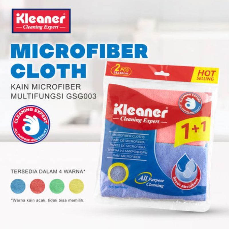 Kleaner Brush Kleaner Universal Cleaning Microfiber Cloth 2Pcs 38X40 GSG003 (7497875259481)
