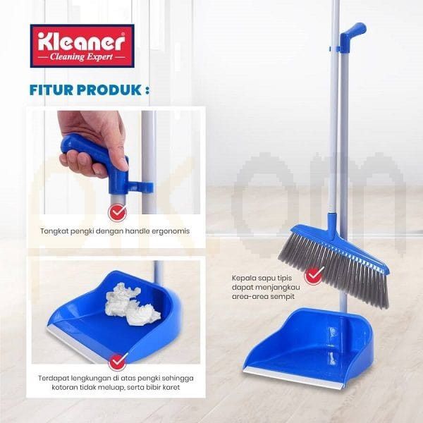 Kleaner Dustpan With Broom Kleaner Dustpan and Broom Kleaner Cleaning Expert GSC004