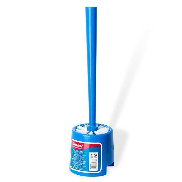 Kleaner Toilet Brush And Caddy Set Blue GSD001.