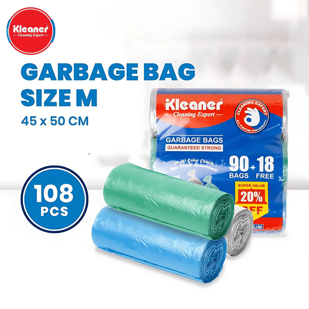 Kleaner Refuse Bags Kleaner Garbage Bag Medium 10 Litres GSL003 (7881026568281)