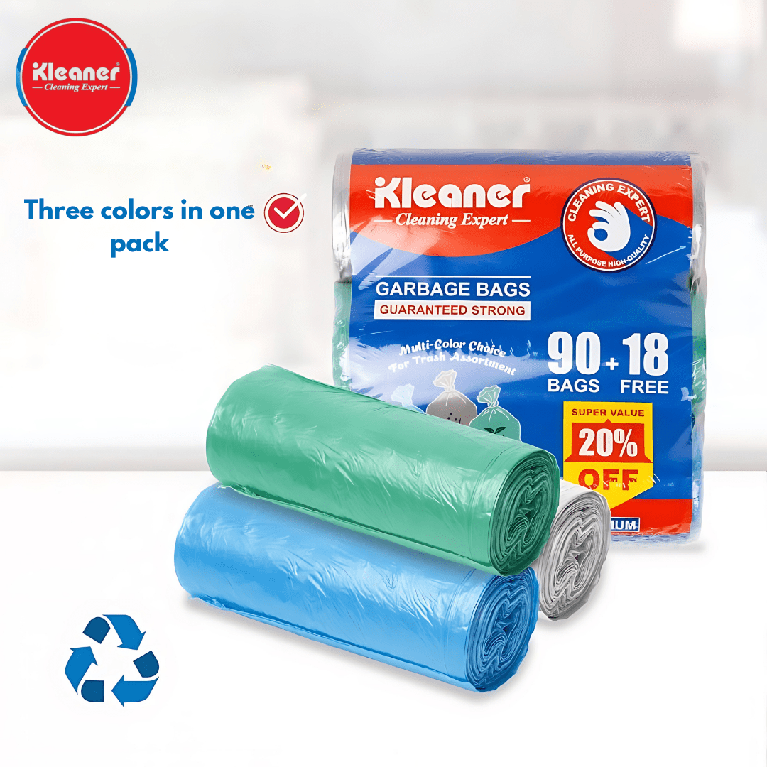 Kleaner Refuse Bags Kleaner Garbage Bag Medium 10 Litres GSL003 (7881026568281)