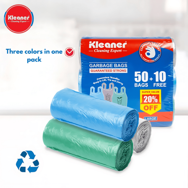 Kleaner Refuse Bags Kleaner Garbage Bag With Handle 12 Litres GSL005 (7881028272217)