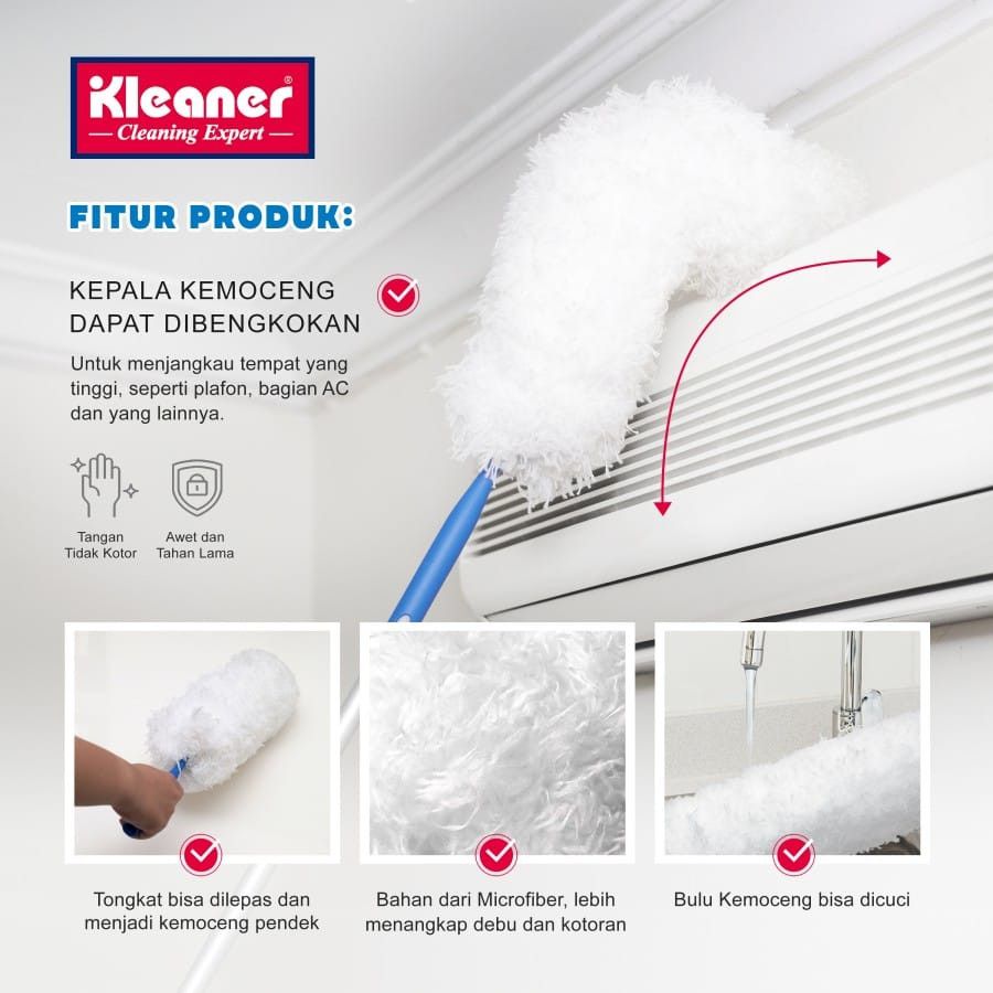 Kleaner Wipes Kleaner Microfiber Duster GSE002