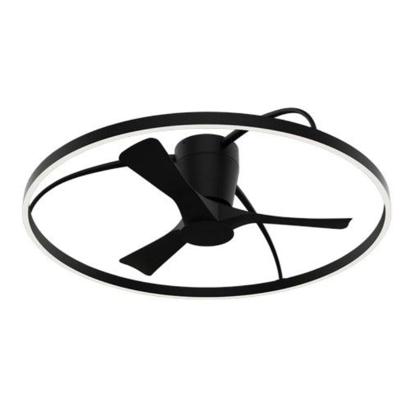 K Light 238-100-BL/BL 100cm LED Ceiling Fan Light Black
