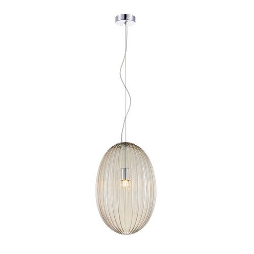 K Light A-KLCH-900-L/CG, A-KLCH-900-L/OP, A-KLCH-900-L/SM Marilyn Large Glass Pendant Chrome (Multiple Colours/Finishes).