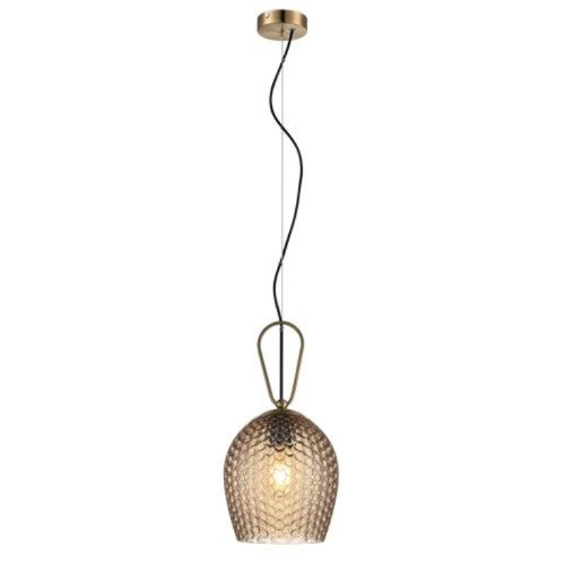K Light A-KLCH-9181/AB, A-KLCH-9181/CL, A-KLCH-9181/SM 230v 60W Cedar Pendant (Multiple Colours/Finishes)