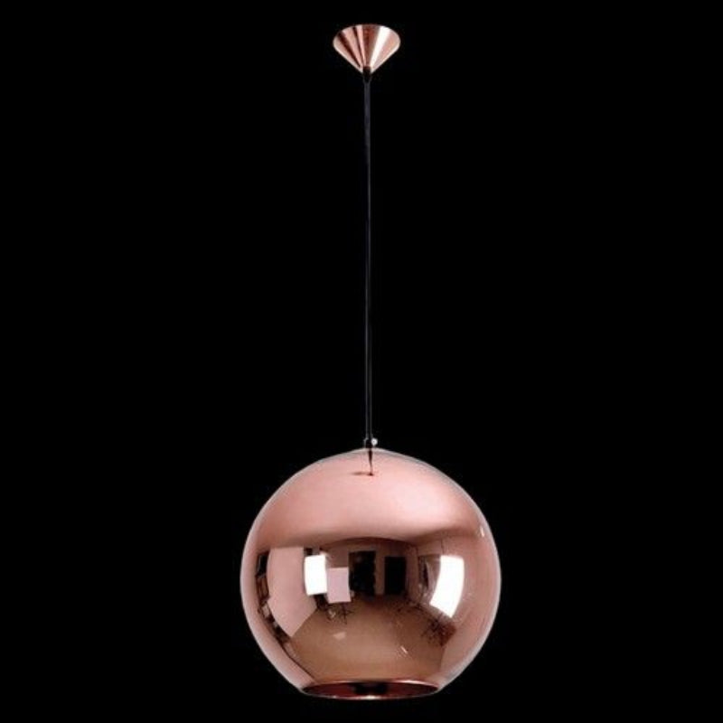 K Light CA-KLCH-108S/CO Small 30cm Glass Ball Pendant Copper Glass.