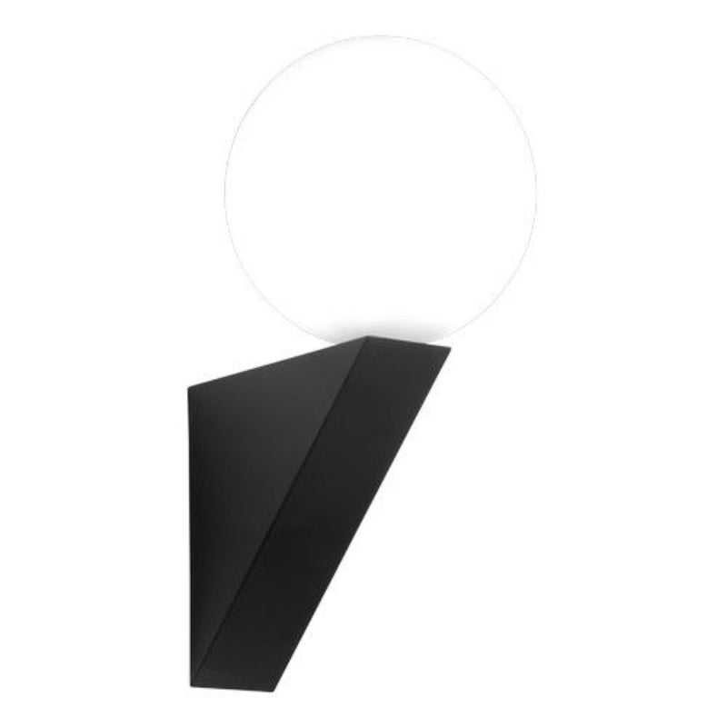 K Light Wall Light CA-KLW-2420/BL 230V 20W G9 Moon Wall Fitting Black.