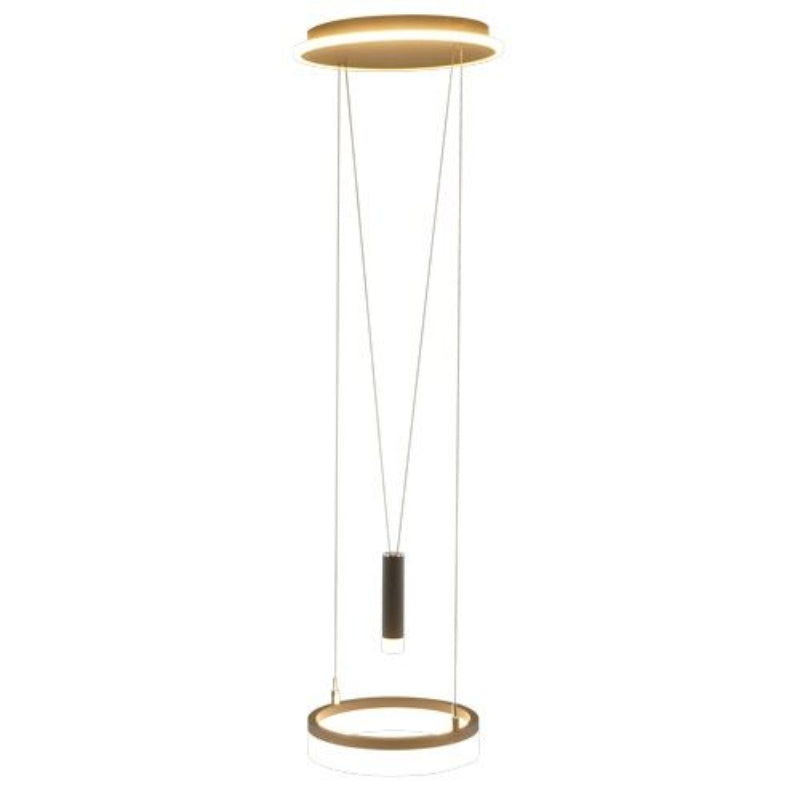 K Light J-K-LED-2530/1 230V 18W LED Pulley Pendant Black.