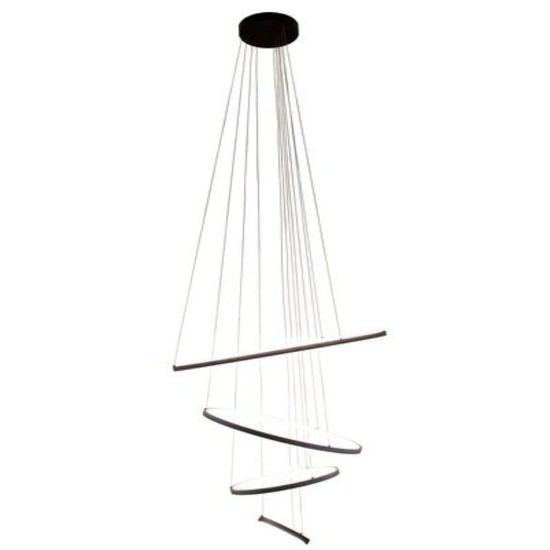 K Light K-LED-200/BL, K-LED-200/GD 230v 58W LED Ribbon Pendant (Multiple Colours/Finishes)
