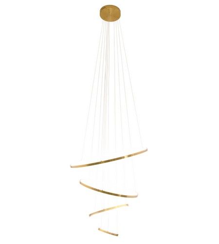 K Light K-LED-200/GD 230v 58W LED Ribbon Pendant Gold