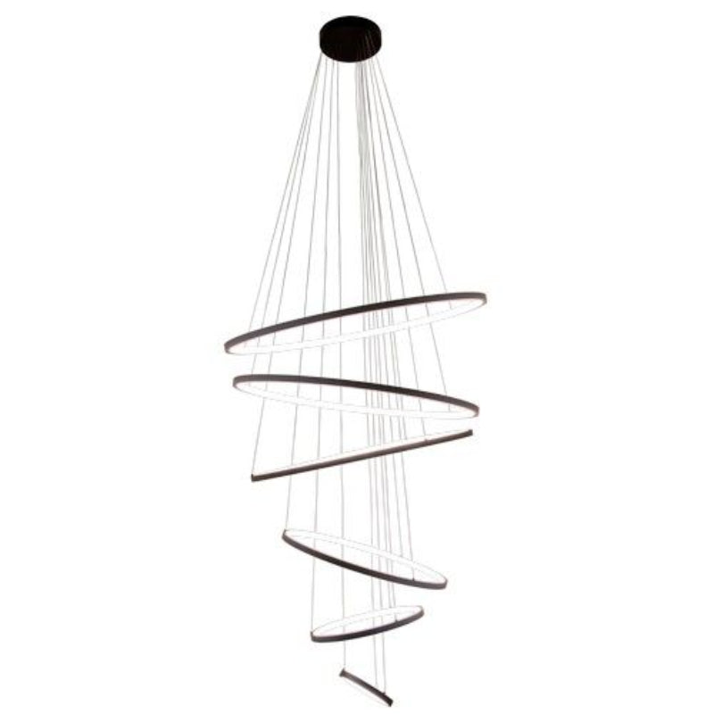 K Light K-LED-201/BL 230v 145W LED Mega Ribbon Pendant Black.