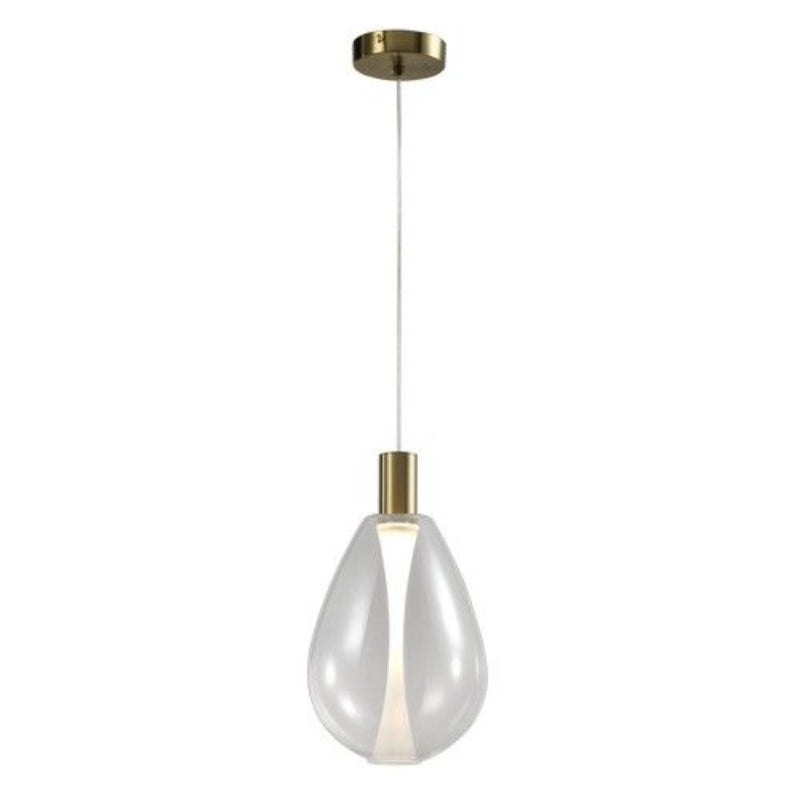 K Light K-LED-401/CL 230V 5.4W LED Medium Balloon Glass Pendant Clear.