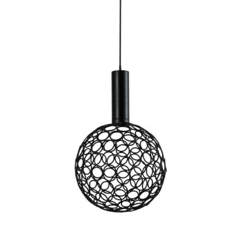 K Light K-LED-404-15/BL,  230V 4.3W LED Small Round metal ring pendant (Multiple Colours/Finishes)