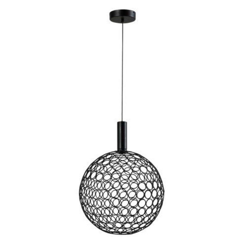 K Light K-LED-404-25/BL 230V 4.3W LED Large Round Metal Ring Pendant (Multiple Colours/Finishes)