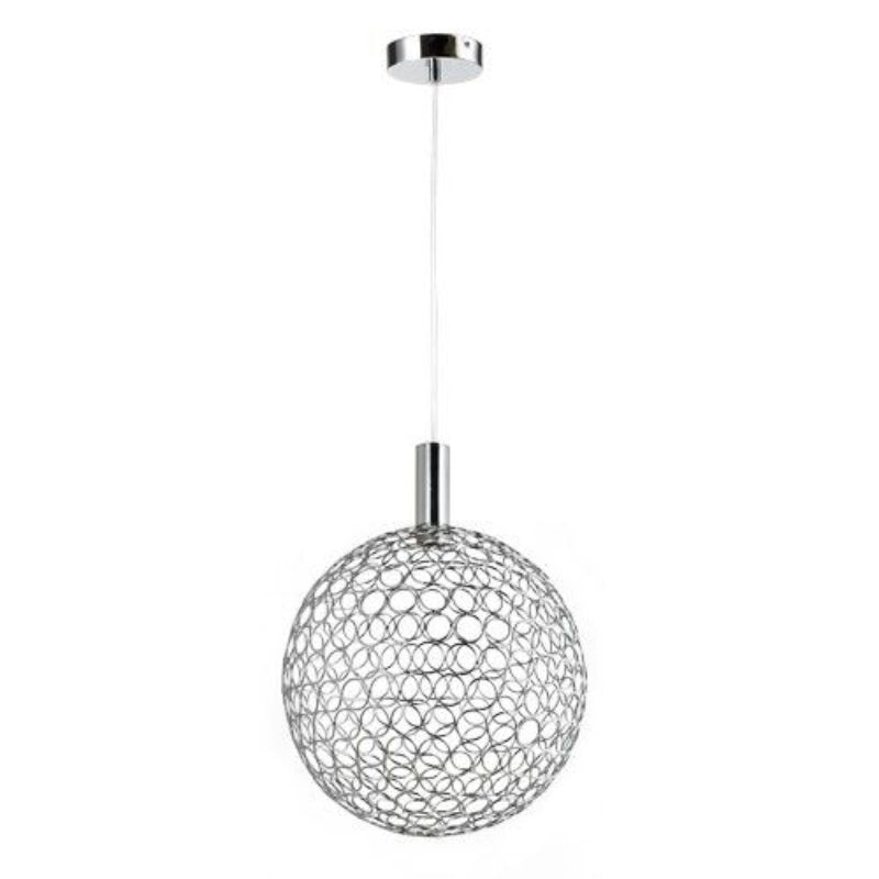 K Light K-LED-404-25/CH 230V 4.3W LED Large Round Metal Ring Pendant Chrome.