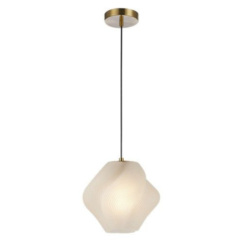 K Light LW-KLCH-134IC/S 230v 40W E27 Small Gelato Glass Pendant Ice.
