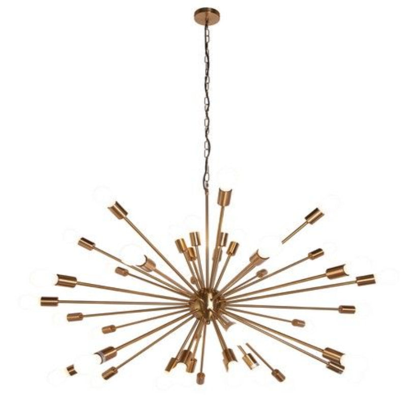 K Light WE-KLCH-301/SG 40 Light Large Supernova Pendant Gold.