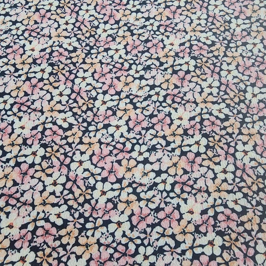 KNITS Dress Fabrics Knitted Ruched Prints Col 33 (7514479755353)