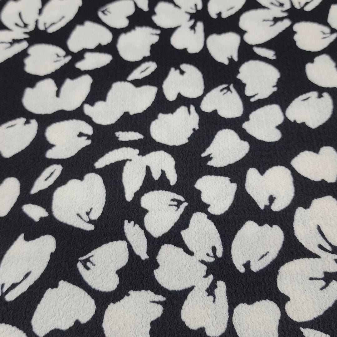 KNITS Dress Fabrics Knitted Ruched Prints Col 36 (7514474643545)