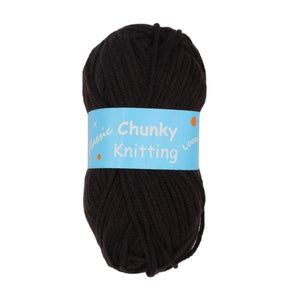 KNITTING Habby Chocolate Chunky Knitting Wool Loom Easy 100g (2061645938777)