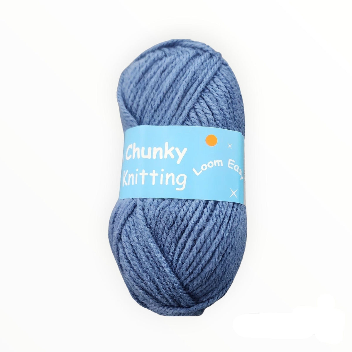 KNITTING Habby Denim Chunky Knitting Wool Loom Easy 100g (2061645938777)