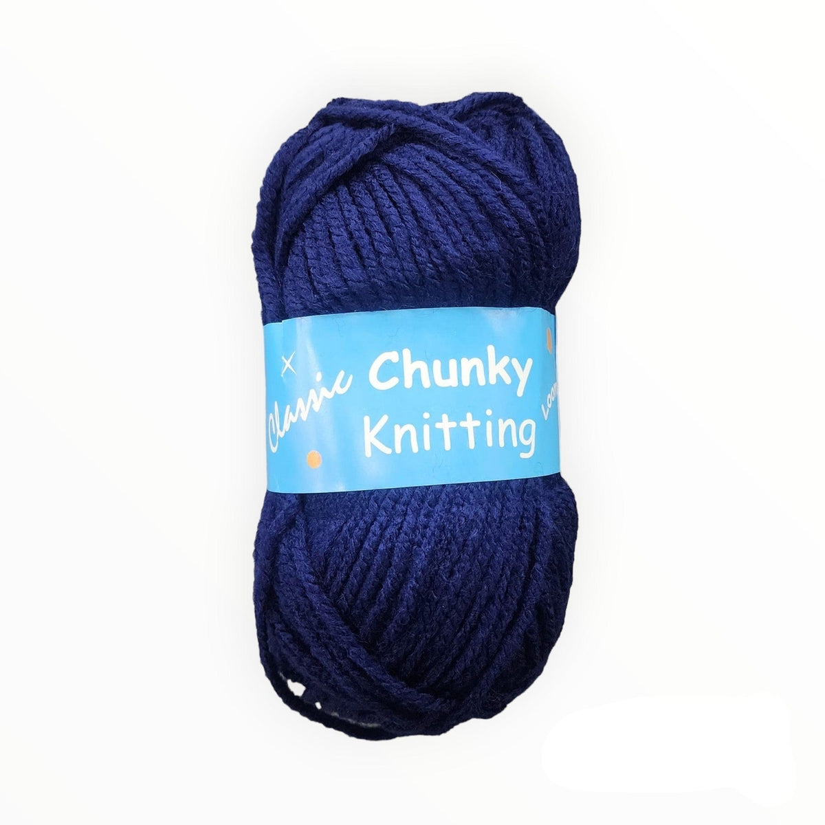 KNITTING Habby Navy Chunky Knitting Wool Loom Easy 100g (2061645938777)