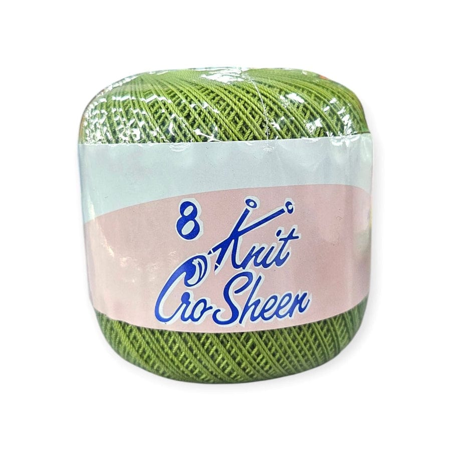 KNITTING Habby Olive Knit Cro Sheen No.8