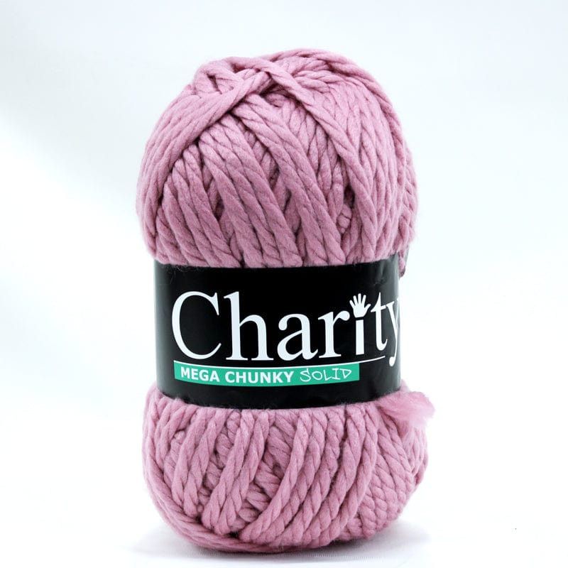 KNITTING Habby Pale Rose Charity Mega Chunky Solid 300g