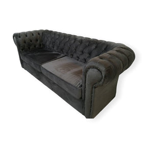 Kofisko 3 seater couch Kofisko 3 Seater Chesterfield Charcoal Couch (7498233348185)