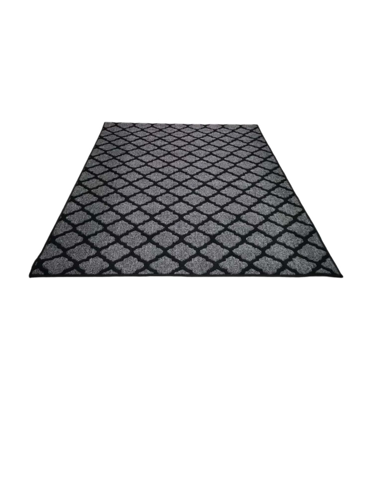 Komfort RUG Komfort Morrocan Rug 133X210cm Black/Grey 427882 (7876690182233)